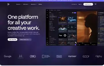Dark SaaS design direction
